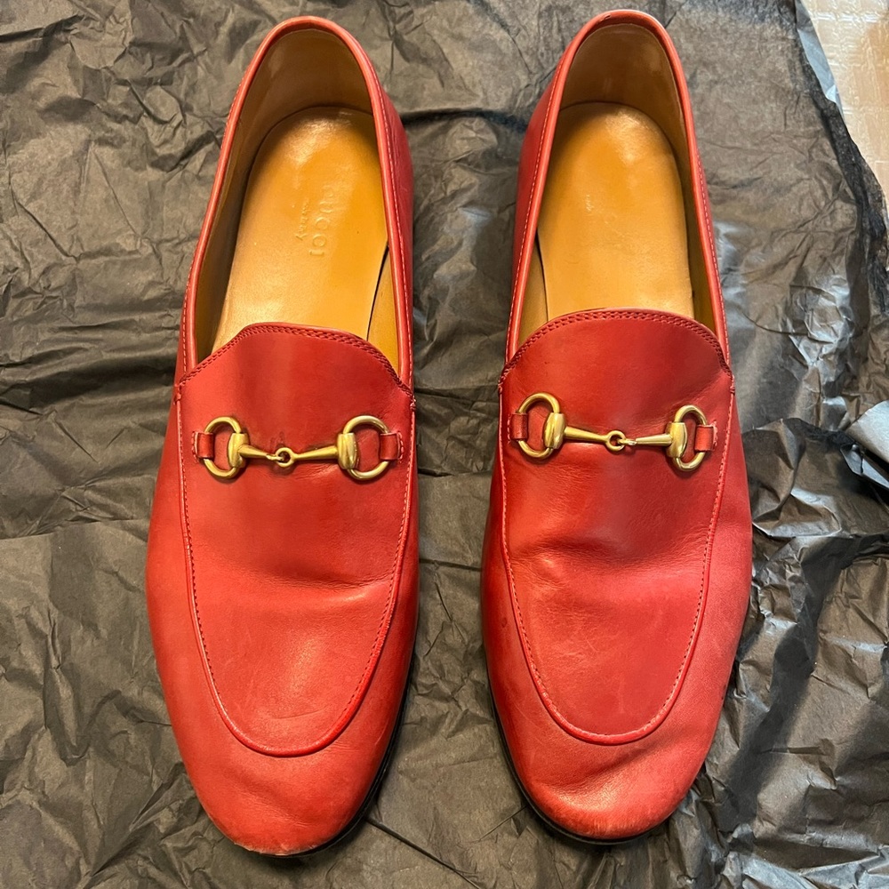 Classic Red Gucci loafers. Size 40. Worn only a handful of times